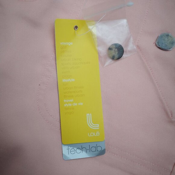 NWT Lole Stretch Ladies Size 10 Pink UPS 50+ Sun Protection Capri Pants - Picture 5 of 14